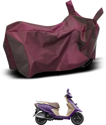PAGORA Waterproof Two Wheeler Cover for TVS(Scooty Zest, Maroon)
