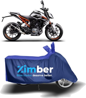 AutoRash Two Wheeler Cover for KTM(250 Duke, Blue, Blue)