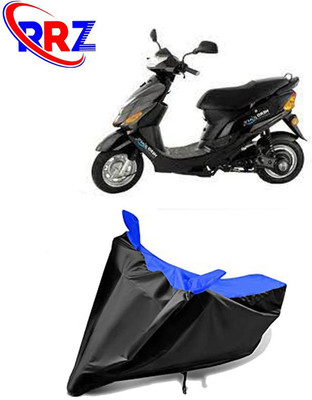RRZ Waterproof Two Wheeler Cover for Hero(Electric Zippy, Black, Blue)