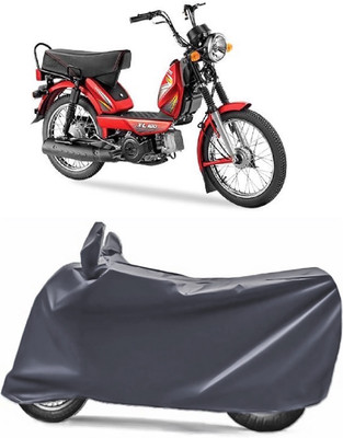 V VINTON Two Wheeler Cover for TVS(Heavy Duty Super XL, Grey)