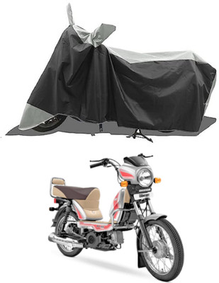 GROFATIK Two Wheeler Cover for TVS(XL 100 Comfort, White)