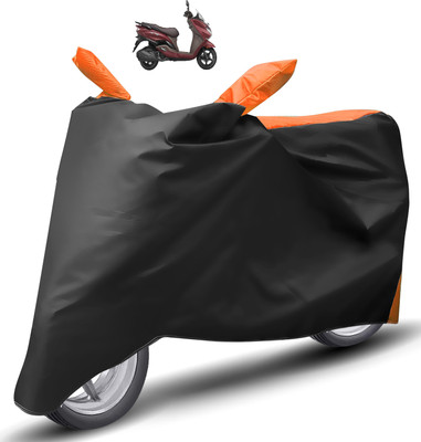 Caronix Two Wheeler Cover for Suzuki(Burgman Street, Orange)
