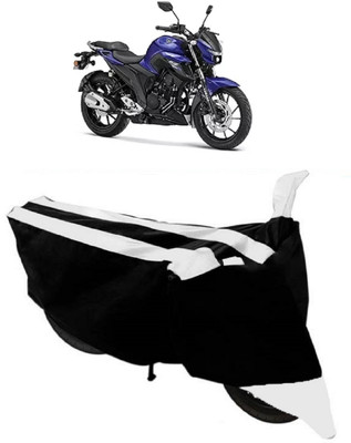 HEMSKAR Two Wheeler Cover for Yamaha(FZ 25, Black, White)