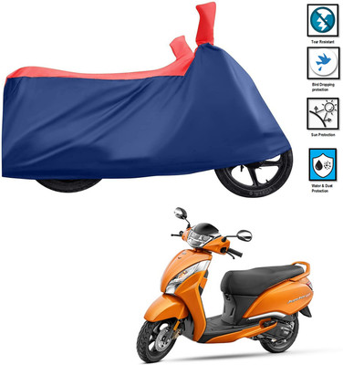 PAGORA Waterproof Two Wheeler Cover for TVS(Jupiter 125, Red)