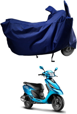 Amexride Two Wheeler Cover for TVS(Zest, Blue)