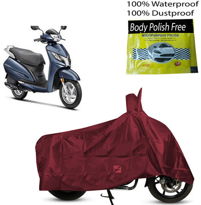 EGAL Two Wheeler Cover for Honda(Activa 125, Maroon)