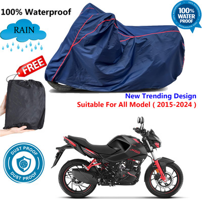 AUTOCAD Waterproof Two Wheeler Cover for Hero(CBZ Extreme, Blue, Red)