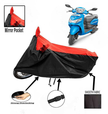 AutoGalaxy Waterproof Two Wheeler Cover for Hero(Pleasure+ 110, Red)