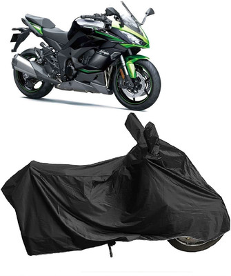 MMSSTAR Waterproof Two Wheeler Cover for Kawasaki(Ninja 1000, Black)