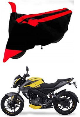 AutoGalaxy Waterproof Two Wheeler Cover for Bajaj(Pulsar NS200, Red, Black)
