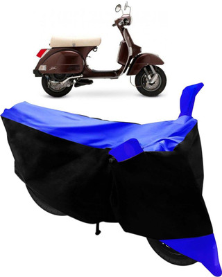 Mdstar Waterproof Two Wheeler Cover for TVS(Star Euro, Black, Blue)