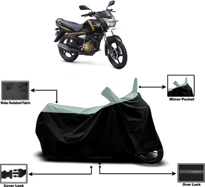 Amexride Two Wheeler Cover for TVS(Victor Premium BS6, Multicolor)