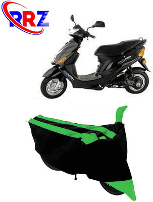 RRZ Waterproof Two Wheeler Cover for Hero(Electric Zippy, Black, Green)
