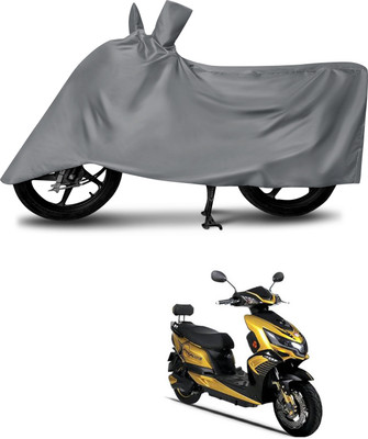 MMSSTAR Waterproof Two Wheeler Cover for Okinawa(Praise, Grey)