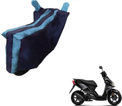 MMSSTAR Waterproof Two Wheeler Cover for Yamaha(Jog R, Black, Blue)