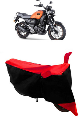 GANPRA Two Wheeler Cover for Yamaha(FZ-X, Black, Red)
