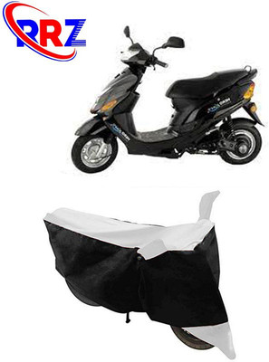 RRZ Waterproof Two Wheeler Cover for Hero(Electric Zippy, Black, White)