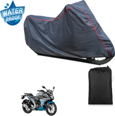 PAGORA Waterproof Two Wheeler Cover for Yamaha(Fazer 25 BS6, Grey)