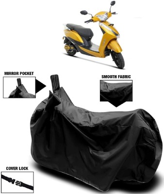 MMSSTAR Waterproof Two Wheeler Cover for Ampere(Magnus Pro, Black)