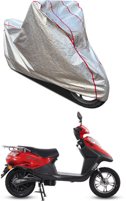 AutoGalaxy Waterproof Two Wheeler Cover for Hero(Electric Flash BS6, Silver)