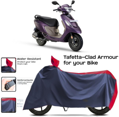 HWSXQAE Two Wheeler Cover for TVS(Red, Blue)