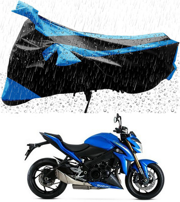 DeepShakshi AUTOMOTIVE Two Wheeler Cover for Suzuki(GSX S1000, Blue, Black)