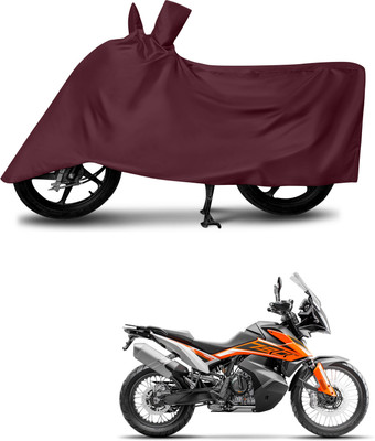DeepShakshi AUTOMOTIVE Waterproof Two Wheeler Cover for KTM(Maroon)