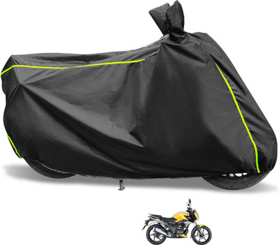 Euro Care Waterproof Two Wheeler Cover for TVS(Raider, Black)
