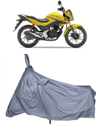 Varnwal E Commerce Waterproof Two Wheeler Cover for Honda(CBF, Silver)