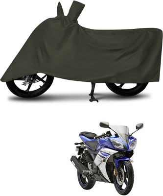 aosis Waterproof Two Wheeler Cover for Yamaha(YZF-R15 V2, Green)
