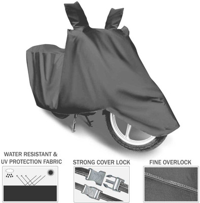 Mdstar Waterproof Two Wheeler Cover for Vespa(Notte BS6, Grey)