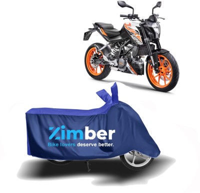 AutoRash Two Wheeler Cover for KTM(125 Duke, Blue, Blue)