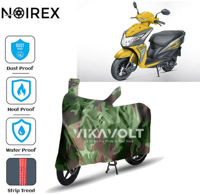 NOIREX Waterproof Two Wheeler Cover for Honda(Dio, Green)