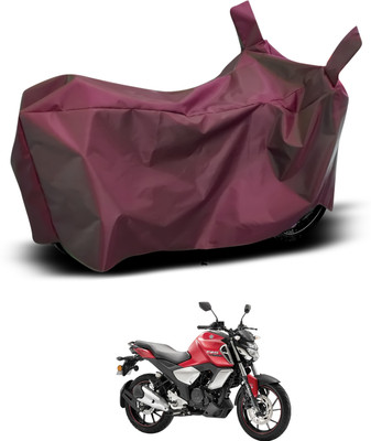 PAGORA Waterproof Two Wheeler Cover for Yamaha(FZ V3, Maroon)