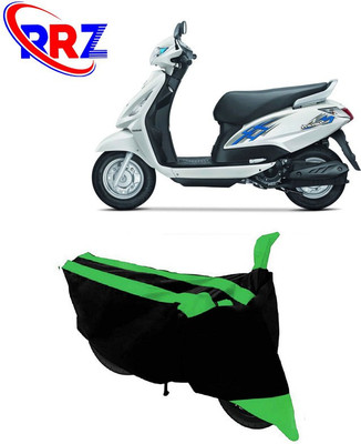 RRZ Waterproof Two Wheeler Cover for Suzuki(Swish 125, Black, Green)