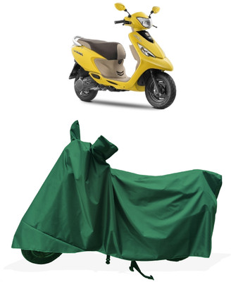 Tricway Two Wheeler Cover for TVS(Zest 110, Green)