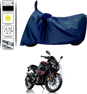 WMIZEXA Waterproof Two Wheeler Cover for Bajaj(Pulsar RS 200, Blue)