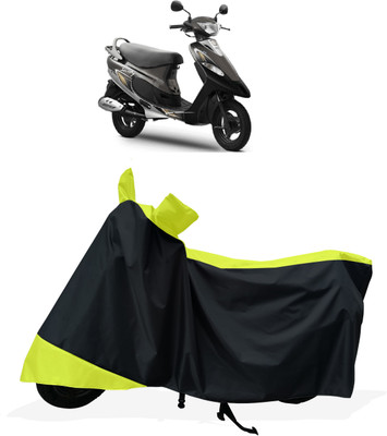 Tricway Two Wheeler Cover for TVS(Pep+ BS6, Yellow)
