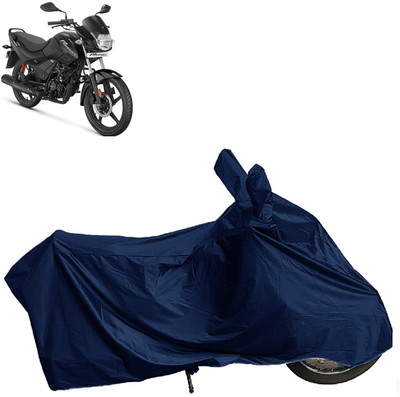 DIGGU Two Wheeler Cover for Hero(Passion, Blue)