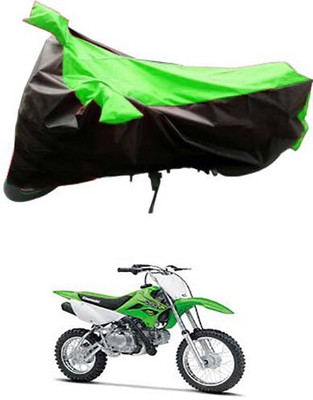 THE REAL ARV Waterproof Two Wheeler Cover for Kawasaki(Multicolor)