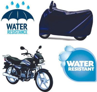 DeepShakshi AUTOMOTIVE Waterproof Two Wheeler Cover for Hero(Splendor Pro, Blue)