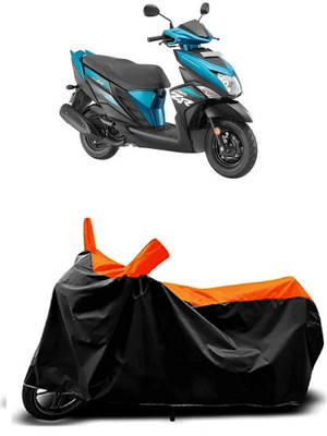VESMEI Two Wheeler Cover for Yamaha(Ray-ZR 125FI BS6, Orange)