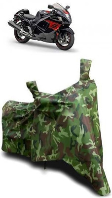 ATBROTHERS Waterproof Two Wheeler Cover for Suzuki(GSX R1300 Hayabusa, Multicolor, Green)