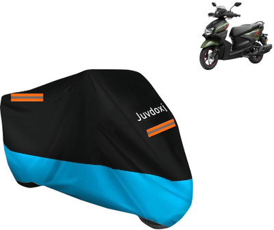 Juvdoxj Waterproof Two Wheeler Cover for Yamaha(Ray-ZR 125FI BS6, Blue)