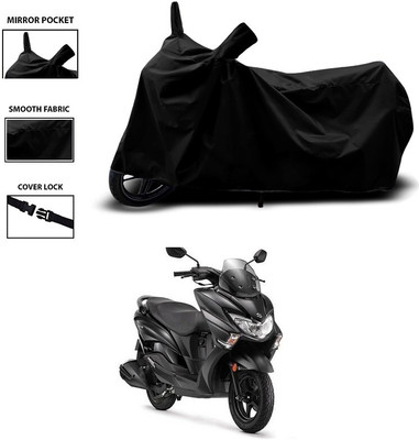 MMSSTAR Waterproof Two Wheeler Cover for Suzuki(Burgman Street, Black)