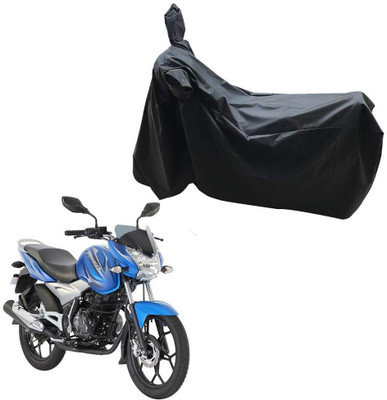 AJSTAR Two Wheeler Cover for Bajaj(Discover 125 DTS-i, Black)