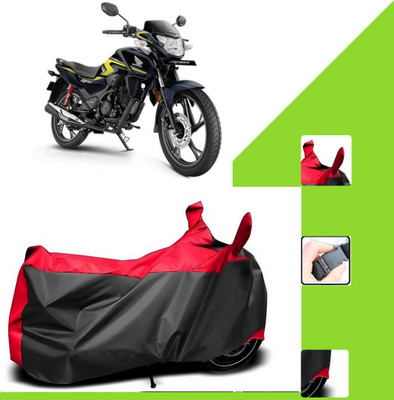 WMIZEXA Two Wheeler Cover for Honda(Black, Red)