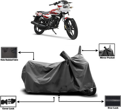 Amexride Two Wheeler Cover for TVS(Phoenix 125, Grey)