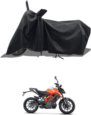 RAQTRO Two Wheeler Cover for KTM(125 Duke BS6, Black)