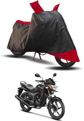 KEDIT Two Wheeler Cover for Hero(Hunk, Red, Black)